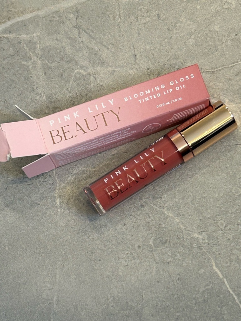 NEW Pink Lily Beauty Blooming Gloss Tinted Lip Oil - Rose Glow - Picture 5 of 5